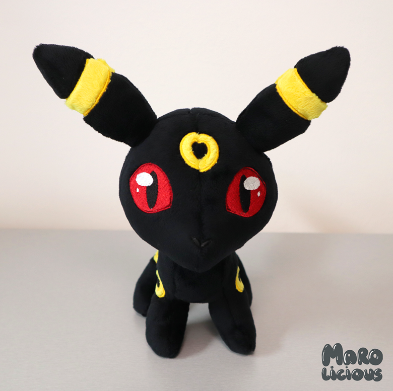 Umbreon Plush Pokemon Fanmade Plushie Made By Order Marolicious S