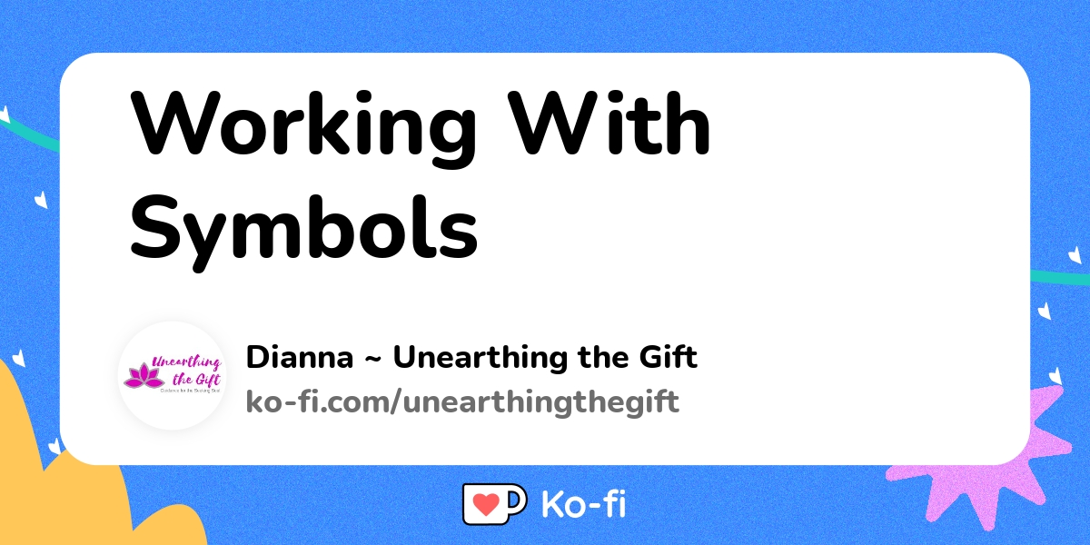 Working With Symbols - Ko-fi ️ Where creators get support from fans