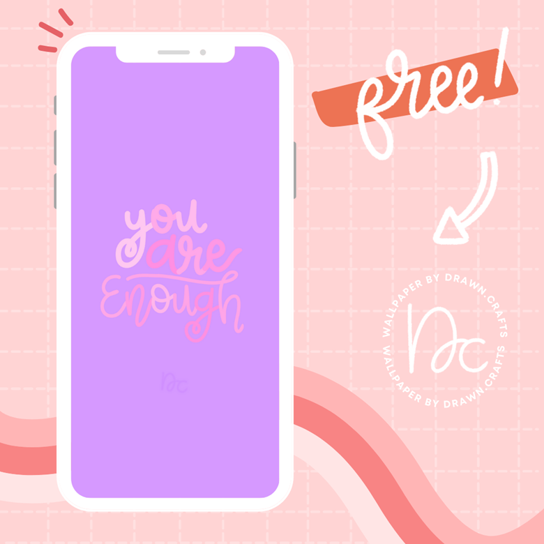 Free You Are Enough Wallpaper Autumn S Ko Fi Shop Ko Fi Where Creators Get Support From Fans Through Donations Memberships Shop Sales And More The Original Buy Me A Coffee Page