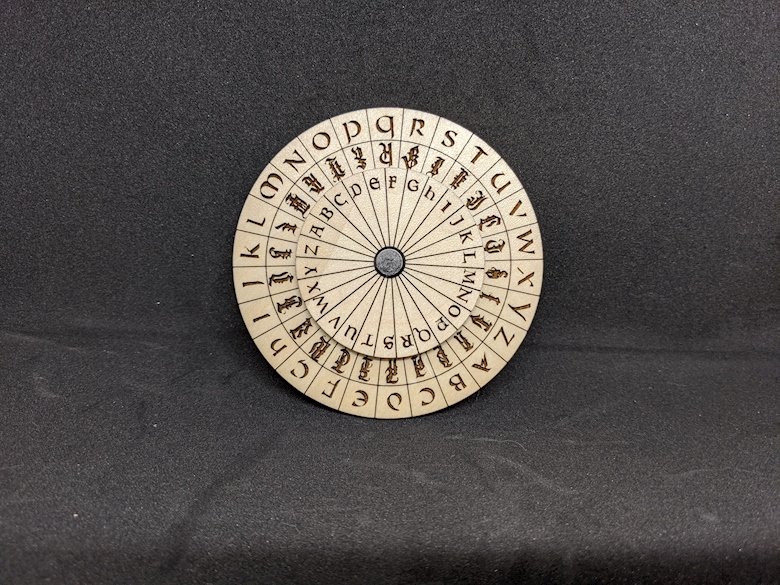 Fantasy Caesar / Vigenère Cipher Wheel and Translator - TheTraveller's ...