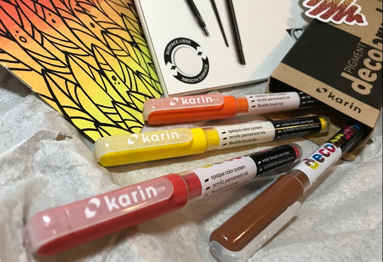 Karin Pigment DecoBrush Markers – ScrawlrBox