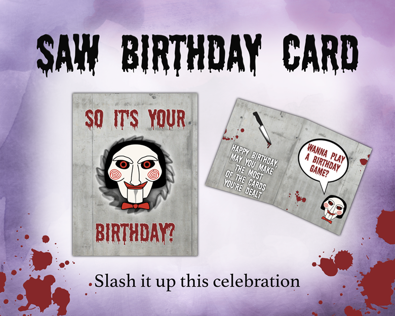 Saw Jigsaw Birthday Horror Card Digital Download - Rachel Rouen&#39;s Ko-fi  Shop - Ko-fi ❤️ Where creators get support from fans through donations,  memberships, shop sales and more! The original &#39;Buy Me