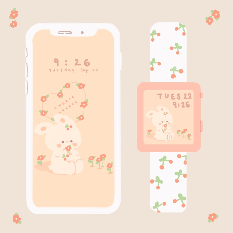 Cherie Lover Iphone Apple Watch Wallpaper Bundle Illusbyjo S Ko Fi Shop Ko Fi Where Creators Get Support From Fans Through Donations Memberships Shop Sales And More The Original Buy Me A Coffee