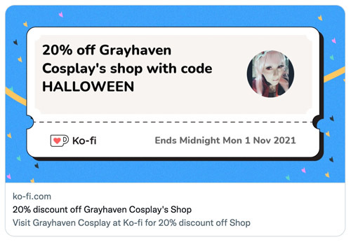 Creating Discount Codes or Coupons – Ko-fi Help