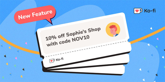 SHOP UPDATE [15% off code] - Ko-fi ❤️ Where creators get support from fans  through donations, memberships, shop sales and more! The original 'Buy Me a  Coffee' Page.