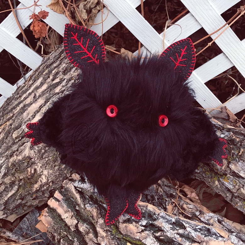 The Elusive Mothman Handmade Plush, OOAK - Ko-fi ️ Where creators get 