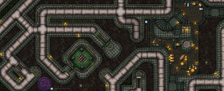 Sewers And Underground Hideout Encounter Map - Ko-fi ️ Where Creators ...