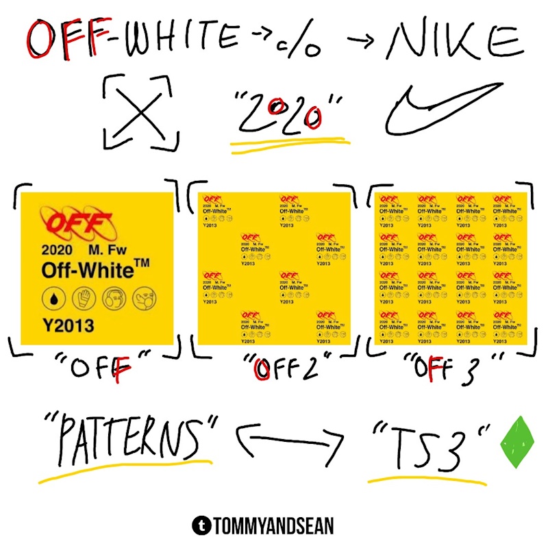 OFF WHITE c/o NIKE PATTERNS TS3 - Ko-fi ❤️ Where creators from fans through donations, memberships, sales and more! The original 'Buy Me a Coffee' Page.