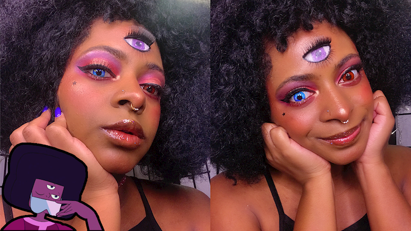 E Girl Garnet From Steven Universe Makeup Tutorial Ko Fi Where Creators Get Donations From Fans With A Buy Me A Coffee Page