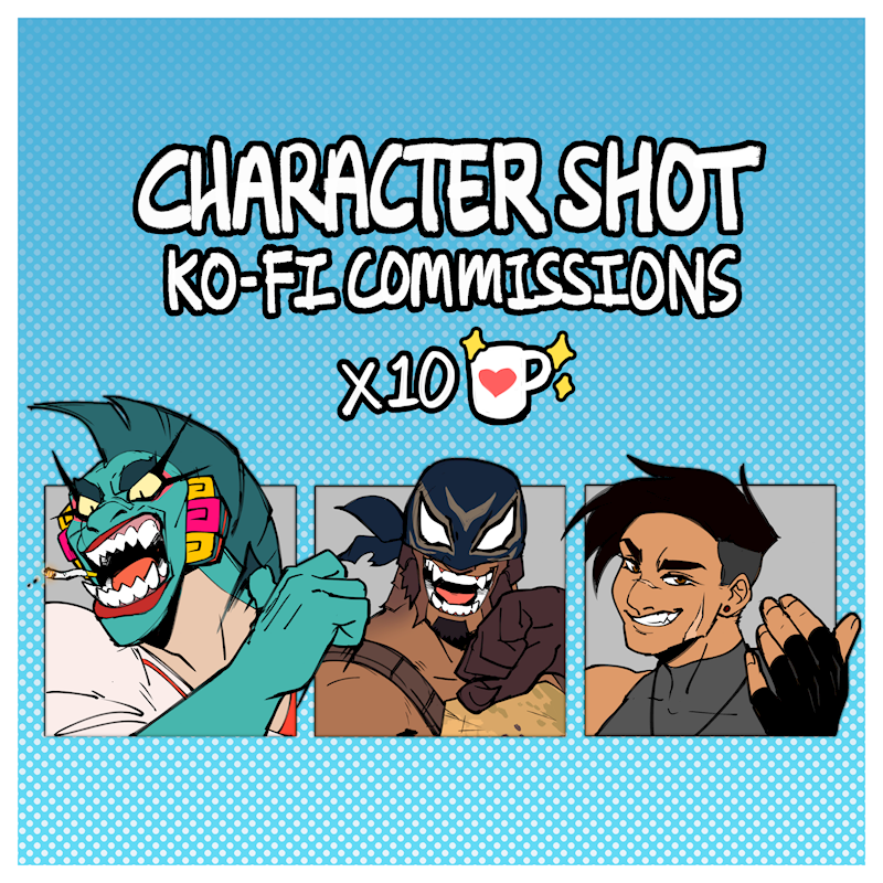 Character Shot Commissions Ko Fi ️ Where Creators Get Support From Fans Through Donations 3344