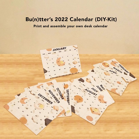 Bu(N)Tter 2022 Calendar (Diy-Kit) - Uncannyviolet's Ko-Fi Shop - Ko-Fi ❤️ Where Creators Get Support From Fans Through Donations, Memberships, Shop Sales And More! The Original 'Buy Me A Coffee' Page.